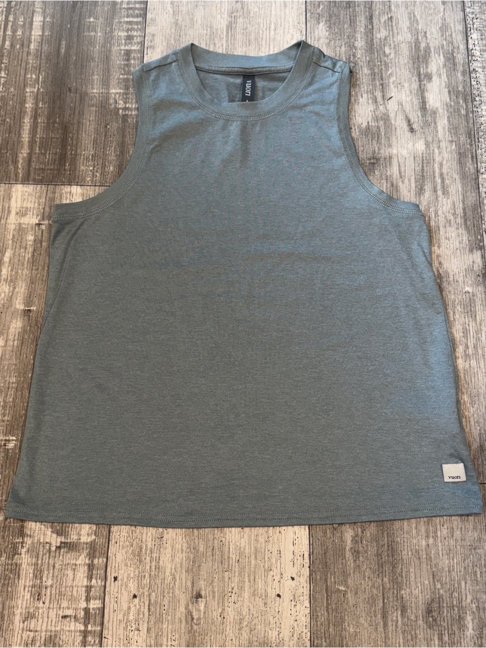Vuori Womens Energy Top Long Slate Green Size Small